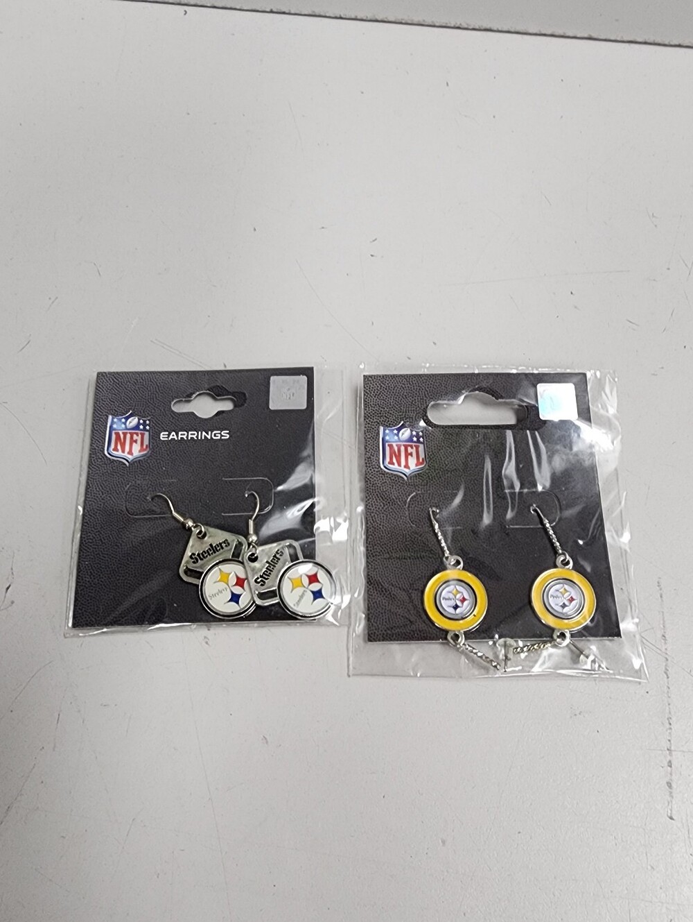 Pittsburgh Steelers  Yellow and Black Dangle Earrings - NFL Licensed